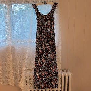 LOFT size 2 floral jumpsuit